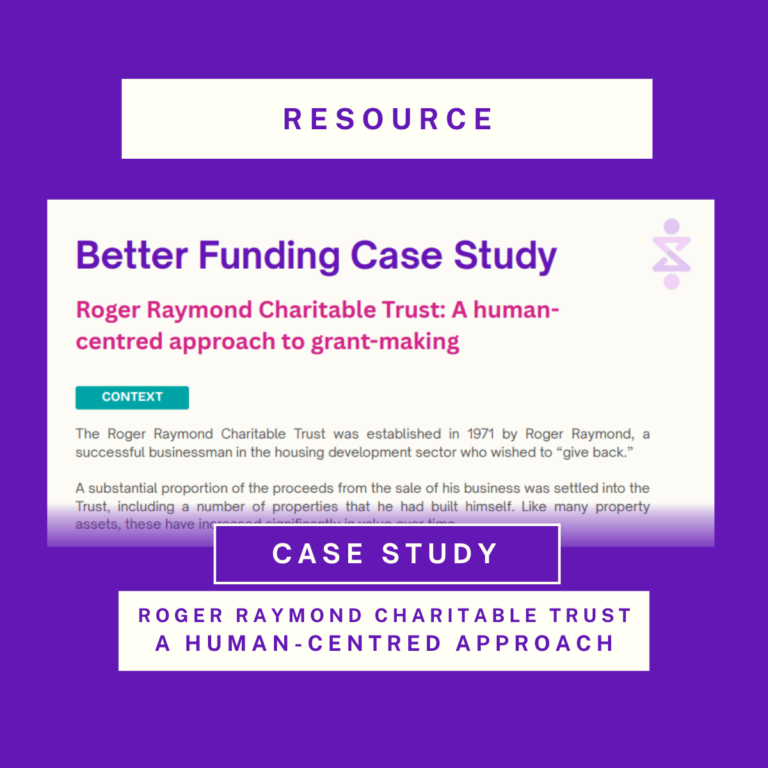 Case Study Roger Raymond Charitable Trust A Human centred Approach 